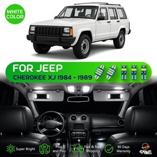14 X Ultra White Led Lights Interior Package For 1984 - 1989 Jeep Cherokee Xj 14 X Ultra White Led Lights Interior Package For 1984 - 1989 Jeep Cherokee Xj