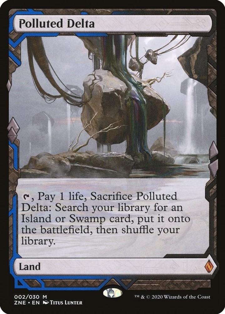 Polluted Delta #2 (NM) Zendikar Rising Expeditions (ZNE) MTG