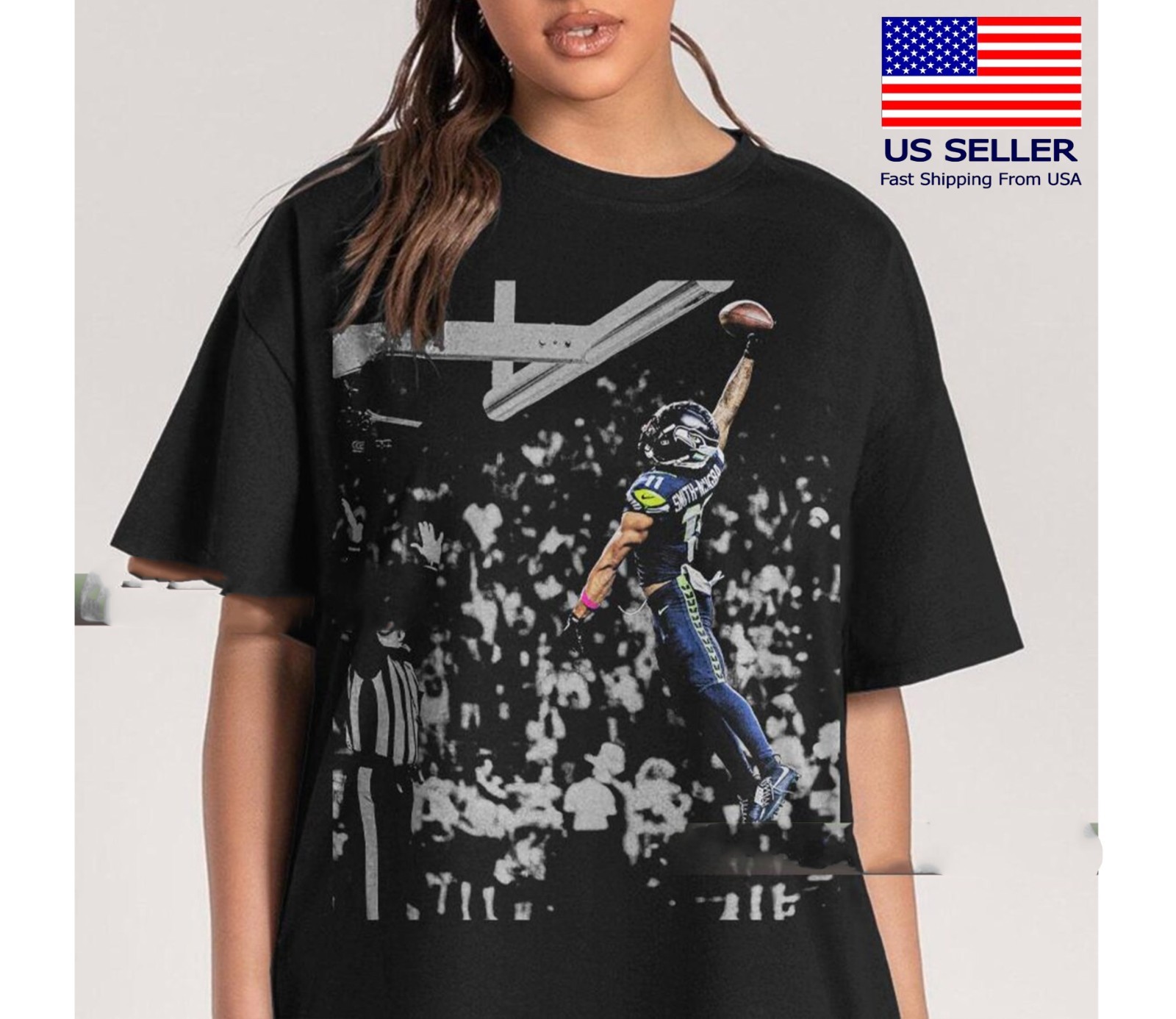 Jaxon Smith-Njigba Dunk T-Shirt, Football Fan gift
