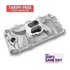 Weiand 8123wnd One Natural Aluminum Bbc Sw Intake Manifold - Oval Port Perform Weiand 8123wnd One Natural Aluminum Bbc Sw Intake Manifold - Oval Port Perform