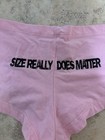 Vintage Y2K Size Really Does Matter Pink Booty Shorts Pretty Boy Floyd LG Panty — photo 3