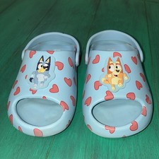 BLUEY Sandals Slides Shoes Bingo Dog Disney Toddler Unisex Size 9/10