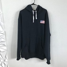 Cinch Mens 'Team Cinch USA' Pullover Hoodie Sweatshirt XL Black Cotton Blend