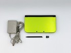 Nintendo New 3DS XL LL Console Lime and black Japan Pokemon Soft SD Tested {Fast