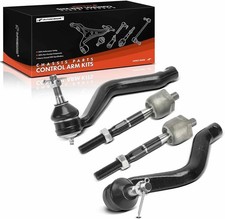 Set of 4, Front Inner Outer Tie Rod End Kit, Compatible with Lexus IS250 2006