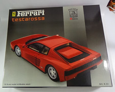 Pocher 1:8 Scale Red Ferrari Testarossa Diecast Model Kit