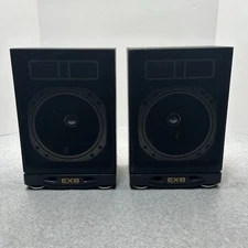 SOUNDESIGN Speakers Model 0634BLK Vintage EXB Extended Bass Sound System Black