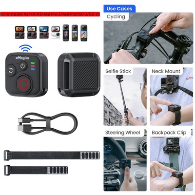 Mini-Bluetooth-Fernbedienung für Insta360 X5/X4/X3/Ace Pro/GO 3/GO 3S Zubehör