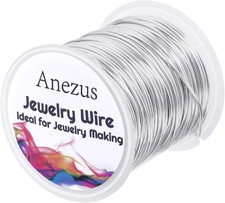 Schmuckdraht für Schmuckherstellung,  Basteldraht, anlaufgeschützt, Kupfer, Perl