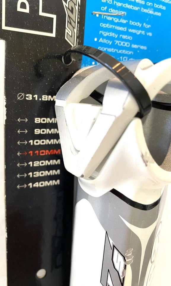 NOS Shimano Pro VIBE 7S threadless STEM 110mm 31.8 Handlebar 1-1/8" 10° - Image 3 of 4