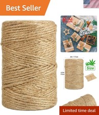 Jute Twine, 328 Feet 3mm Strong Natural Garden Twine for Climbing Plants, Tom...