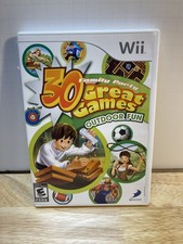 Family Party: 30 Great Games: Outdoor Fun (Nintendo Wii) CIB COMPLETE & TESTED