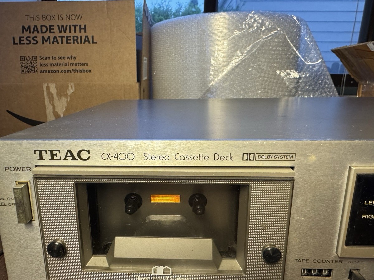 Vintage TEAC CX-400 Stereo Cassette Deck - Working Condition