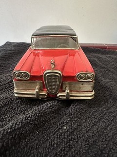 RARE 1958 JAPAN/NOMURA TN FORD EDSEL 2 DR 11 INCH STATION WAGON 3 TONE IN COLOR