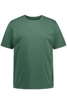 T-Shirt JP 1880 Herren L-8XL Rundhals GekäMmte Baumwolle TrüBes GrüN