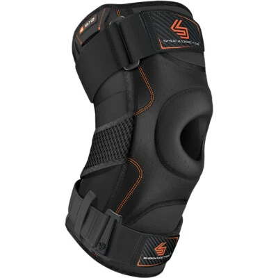 Shock Doctor Knee Support Brace with Dual Hinges - Black