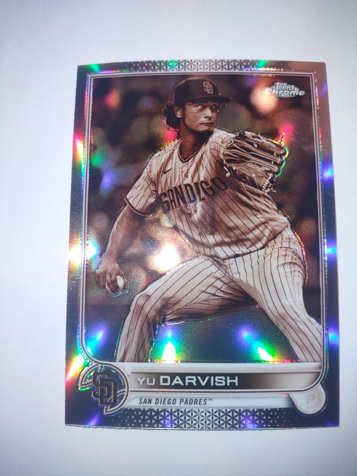 2022 Topps Chrome Yu Darvish Sepia Parallel Refractor sp #191 San Diego ...