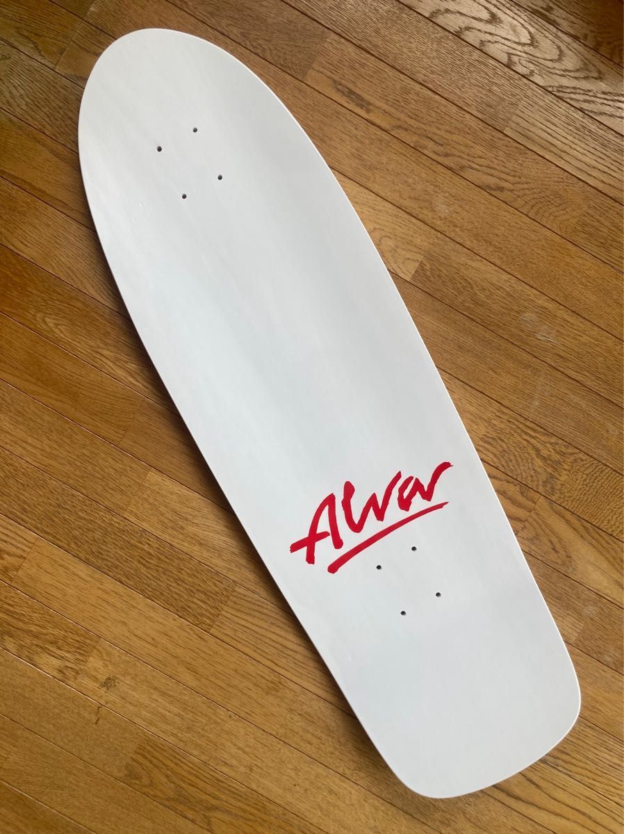 ALBA - アルバ　LEOPARD REISSUE - SKY BLUE &amp; WHITE Alva Skateboard Deck LEOPARD REISSUE - SKY BLUE & WHITE