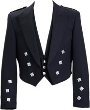 Mens Scottish Prince Charlie Kilt Jacket With Vest