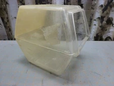 (J) VTG EMPTY (Lemon Head) Pan Ferrara Candy Counter Jar, Plastic Container