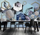 3D Hexagon Marble M6638 Wallpaper Wall Mural Removable Self-adhesive Sticker