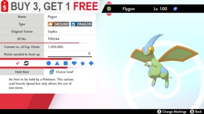 Shiny Flygon Pokemon Sword and Shield Perfect IV🚀Fast Delivery🚀 | eBay