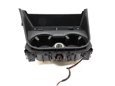 2013 BMW X3 (F25) FRONT CENTER CONSOLE CUP HOLDER w/ 12v SOCKET (BLACK)