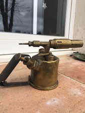 Ancienne lampe à souder, chalumeau en cuivre marque Express Unis France N°40 