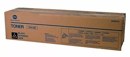 Genuine Sealed Factory Sealed Konica Minolta TN413K Black Toner Cartridge TN-413