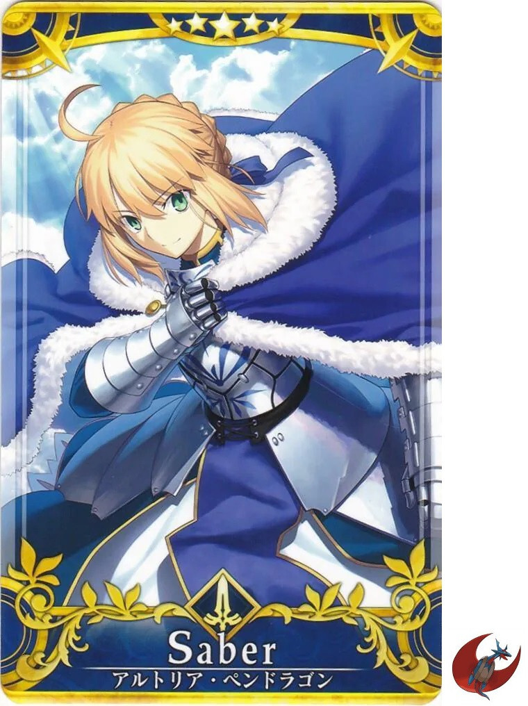 FGO Fate Grand Order Arcade Card Servant Artoria Pendragon