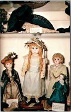 Benjamin Harrison Doll Collection Indianapolis IN Vintage Chrome Postcard A100