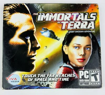 Immortals of Terra (PC, 2008) RARE A Perry Rhodan Adventure Sealed