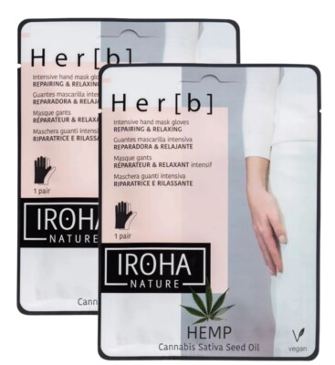 2 X Iroha nature Repairing  Relaxing Hand  Nail Mask