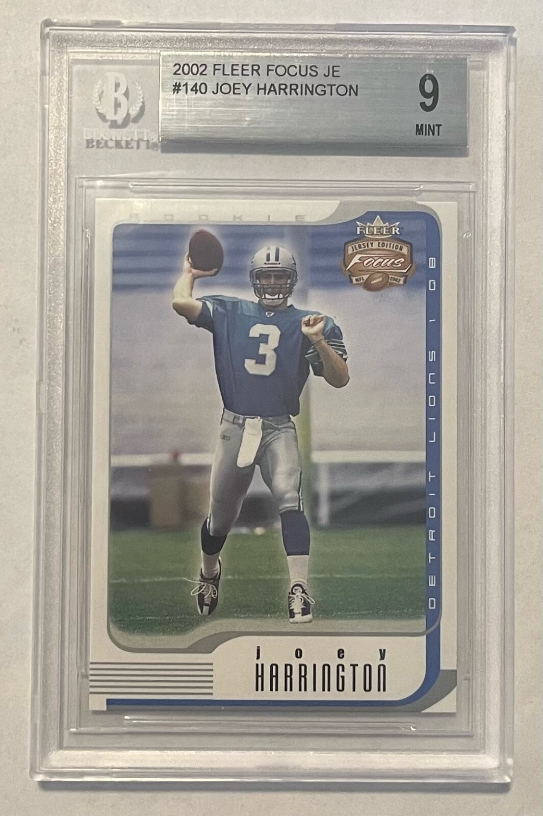 Joey Harrington Fleer Focus (JE) #140 Base