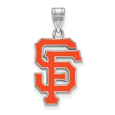SS MLB San Francisco Giants Buchstaben S-F großer emaillierter Anhänger