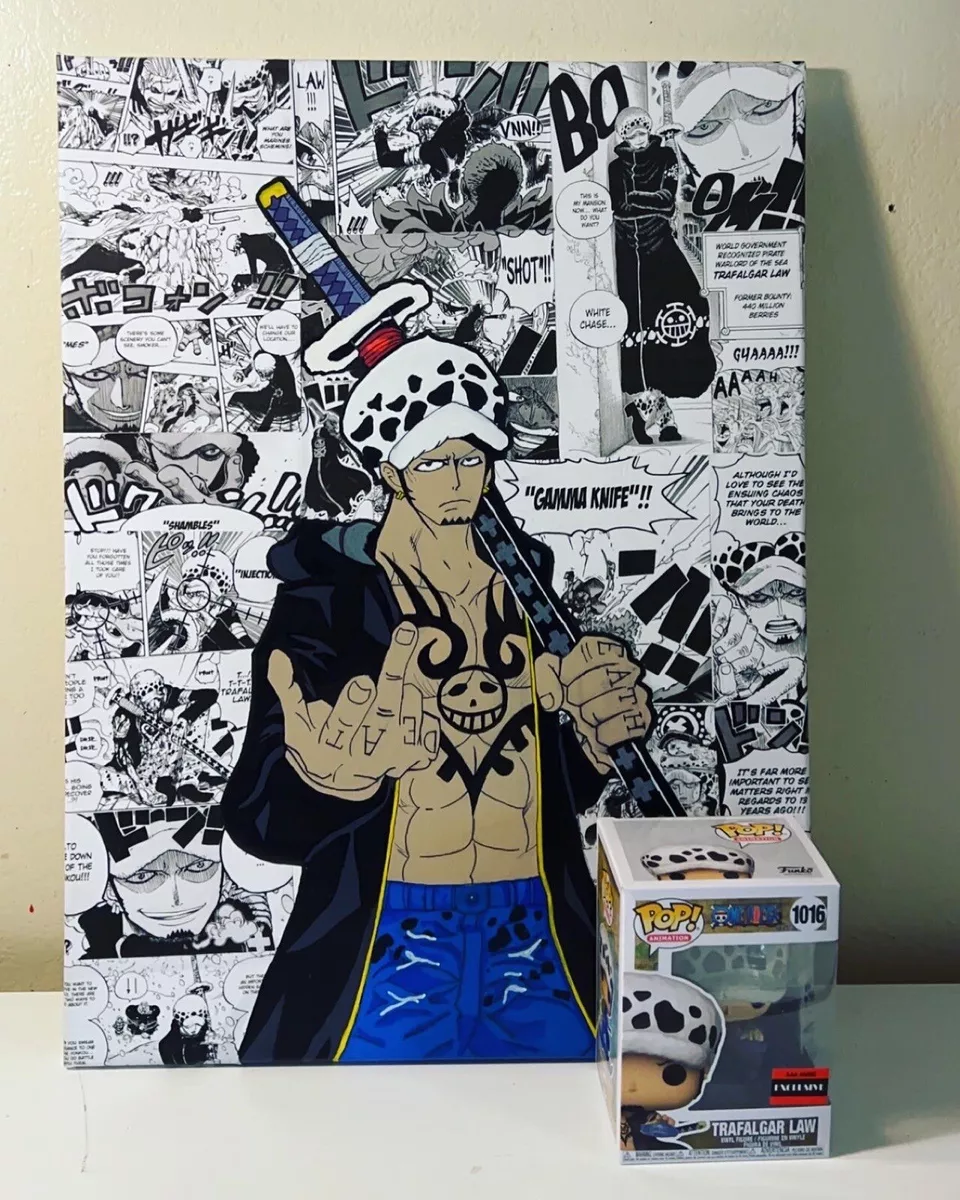 One Piece World Cloth Map Scroll - Inspired by One Piece