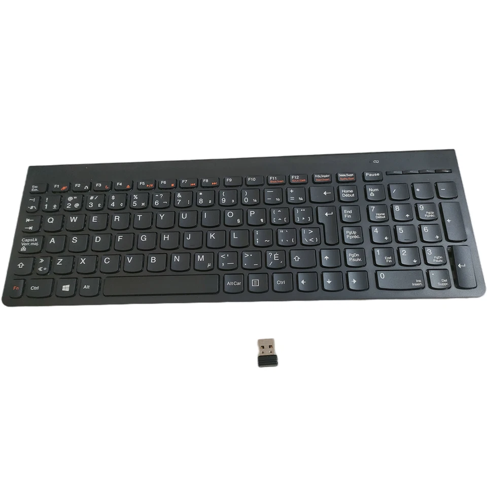 Canada French layout black wireless keyborad for Lenovo SK-8861 - Image 2 of 4