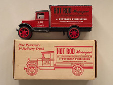 ERTL Diecast 1931 Hawkeye Delivery Truck Coin Bank Hot Rod Magazine 1:34 Scale