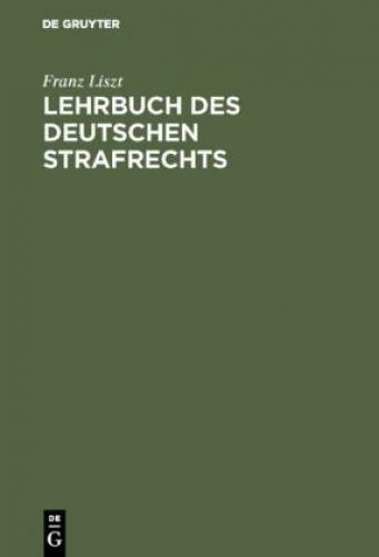 Thumbnail - Lehrbuch Des Deutschen Strafrechts 6751