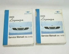2000 Daewoo Leganza Factory Original Service Repair Manual Set #CC30