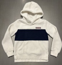 Vineyard Vines Girls Shep Shirt Pullover Hoodie Blue Stripe Sweater XS 4-5