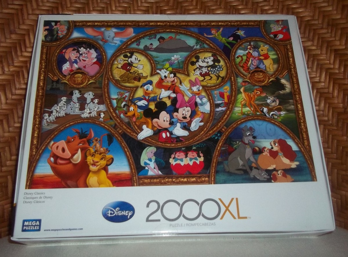 【激レア】Disney Mega Puzzles 2000XL ジグソーパズル Mega Puzzle 2000XL Disney - RARE/Sealed | eBay