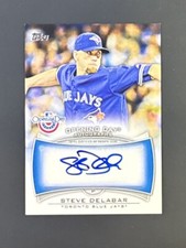 2014 Topps Opening Day Opening Day Autographs #ODA-SD Steve Delabar Blue Jays
