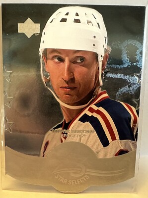 WAYNE GRETZKY New York Rangers 1997-98 Upper Deck 3 Star Selects GORGEOUS!