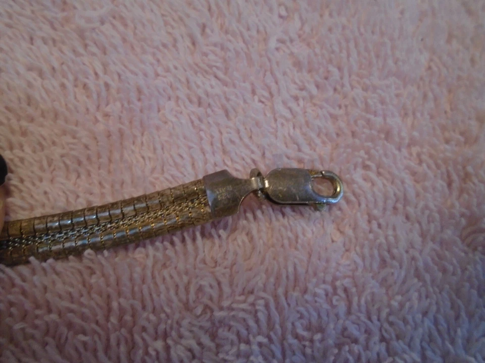 Collar de cadena de eslabones lisos italianos rodio de plata de ley 24,5 g Foto 3 de 4