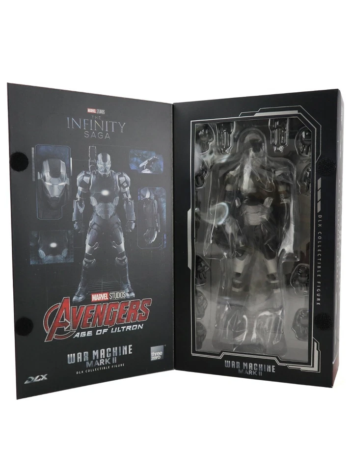 Figura ThreeZero Marvel Studios The Infinity Saga DLX War Machine Mark 2 Nueva Foto 3 de 4