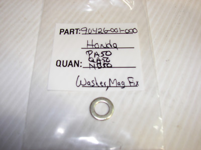#ad Honda QA50 PA50 NB50 CA100 CA105 NOS Magneto Fixing Washer OEM 90426 001 000 $2.95