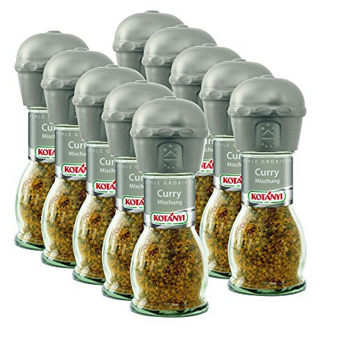 Kotanyi Curry Gewürzmühle raffiniert pikant würzig 45g 10er Pack