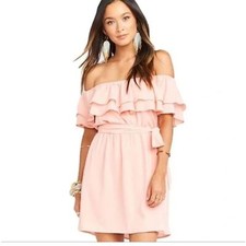 Show Me Your Mumu Women's Peach Rosie Mini Dress