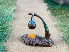 Elastolin Germany #6955 Campfire Pot Campfire Wild West Original Packaging H 2"